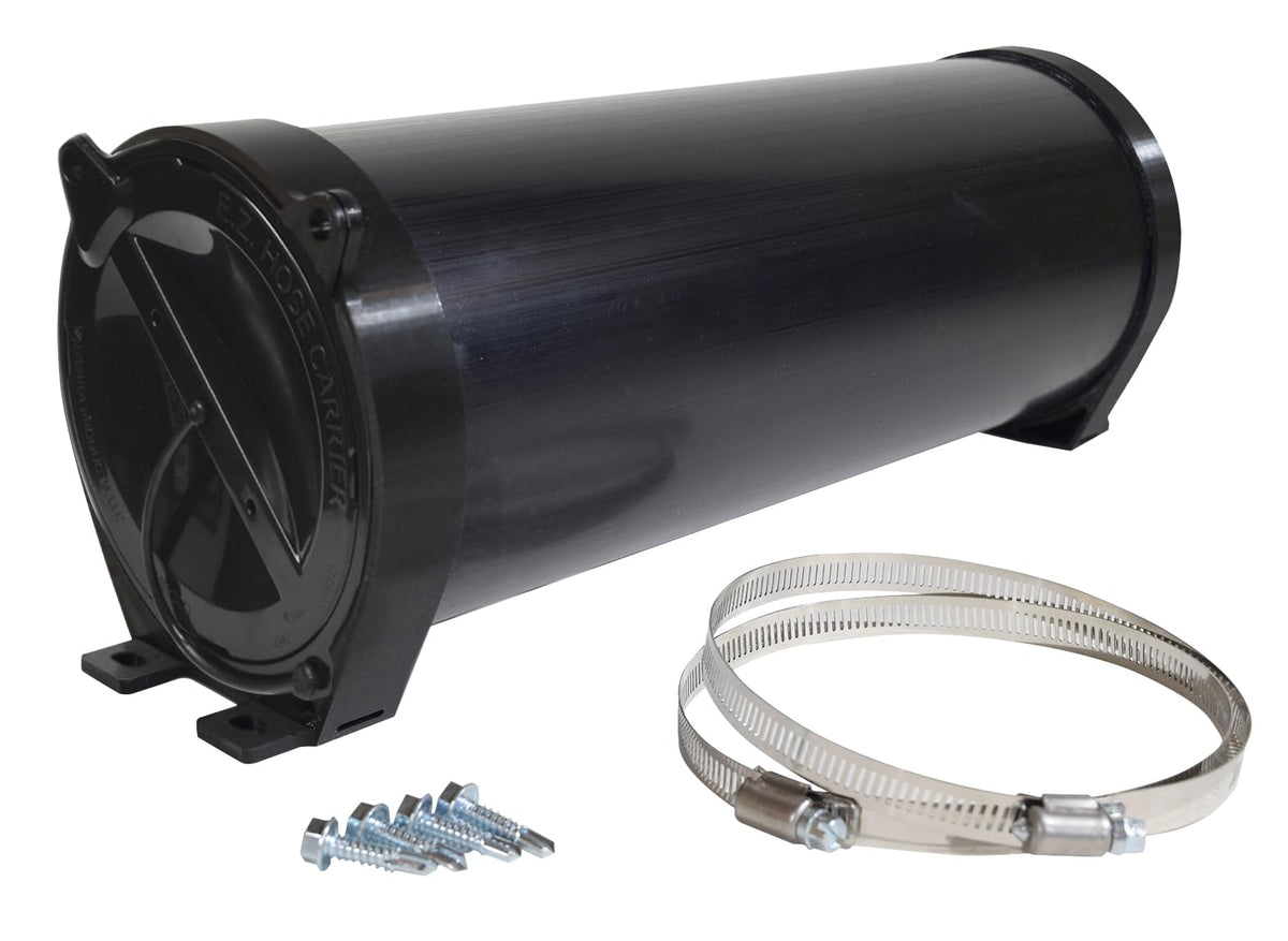 Valterra carrier front profile showing durable black PVC and secure closure