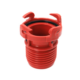 Valterra EZ Coupler front view showing compact valve adapter and secure fit
