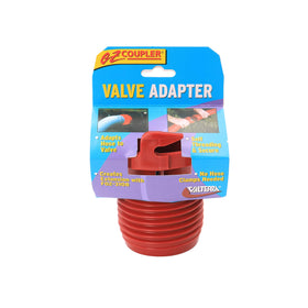 Valterra red finish close-up displaying durable construction and visibility