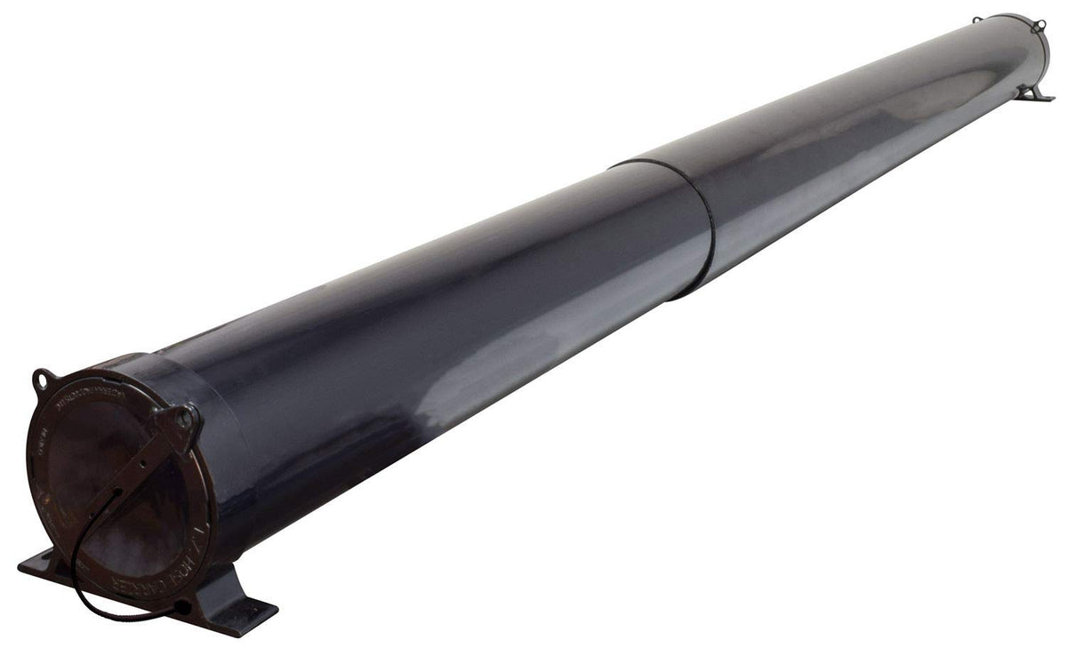 Valterra front view of carrier showing durable black shell and secure storage benefit
