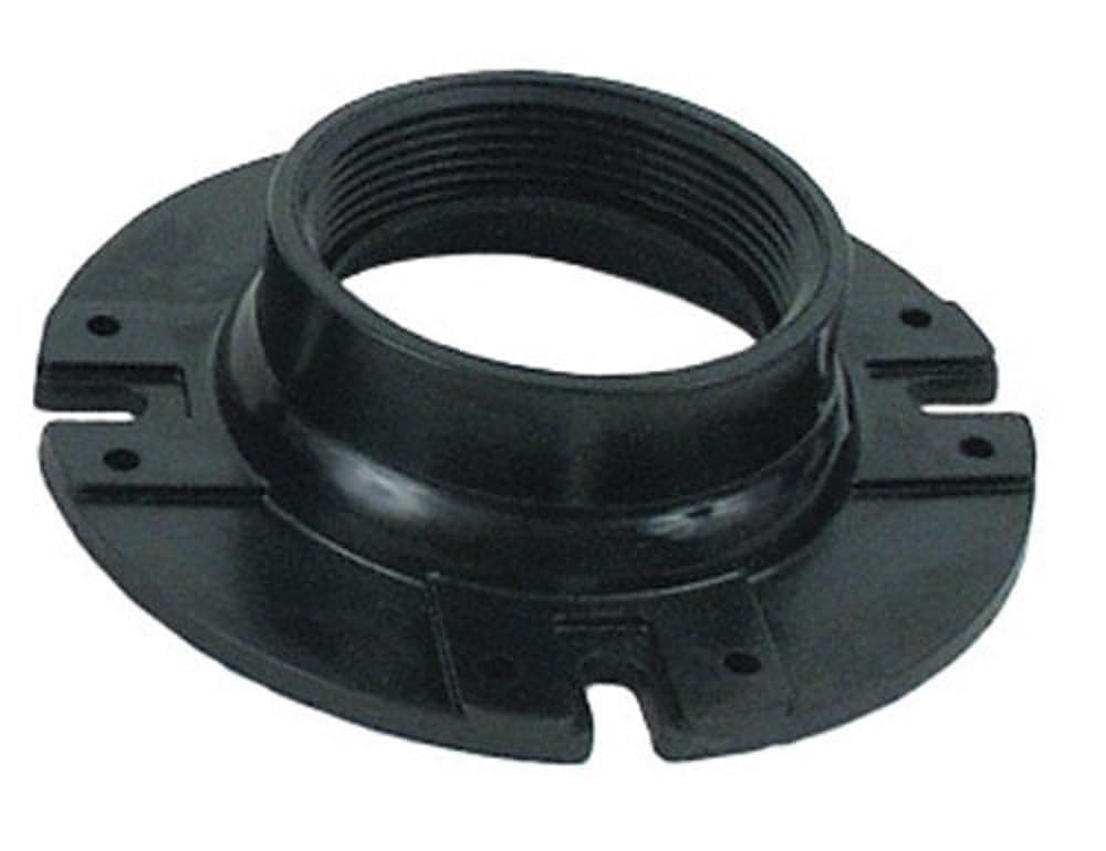 Valterra floor flange front view showing threaded bore and secure mount benefit