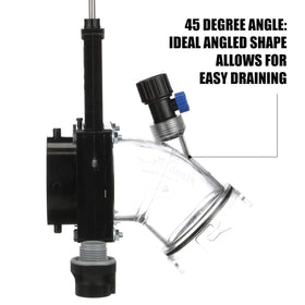 Valterra Flush King angled profile demonstrating easy access and better drainage