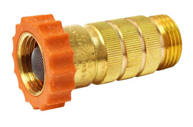 Valterra regulator front view showing lead-free brass and durable construction benefit