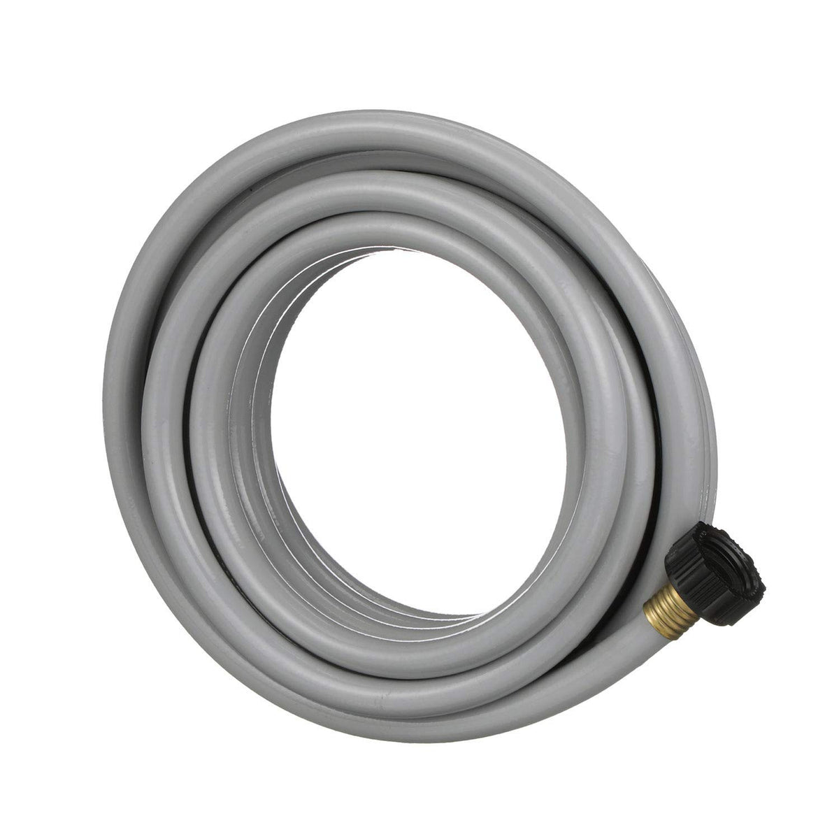 Valterra coiled hose beside ruler showing 25-foot scale for planning benefit