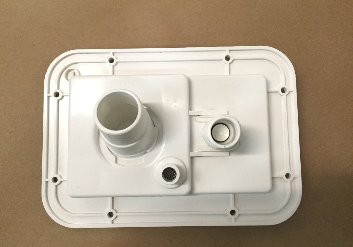 Valterra installed on RV exterior showing correct fit and convenient access benefit