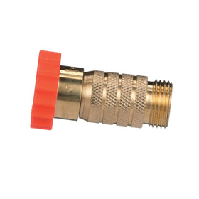 Valterra beside standard hose for size and scale, aiding quick installation