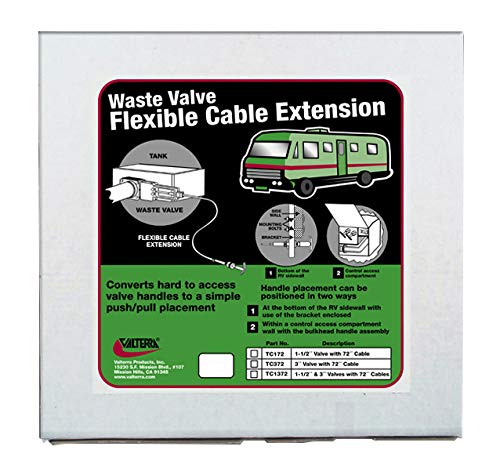 Valterra TC172 close-up of folding handle and connection, improving access