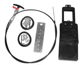 Valterra TC172 front view showing valve and folding handle for easy access