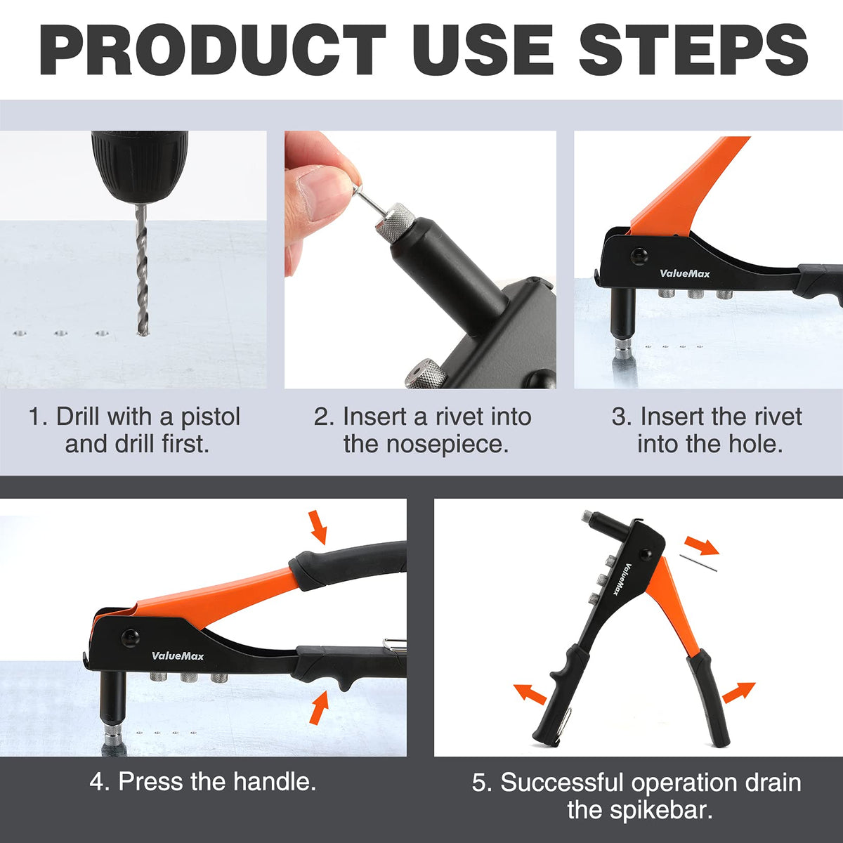 ValueMax expelled mandrel close-up demonstrating clean mandrel removal