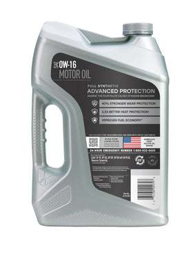 Valvoline 5 quart bottle next to a ruler showing size and value benefit