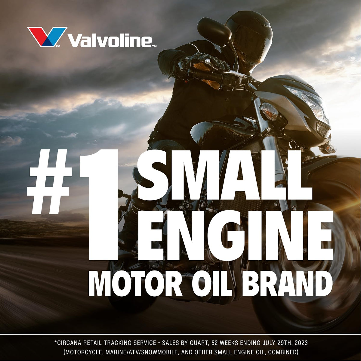 Valvoline pouring into motorcycle engine demonstrating proper application