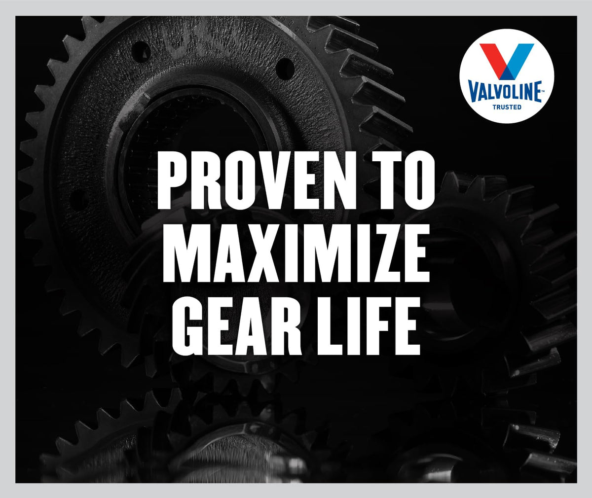 Graphic showing Valvoline 80W-90 resisting high temperatures and breakdown