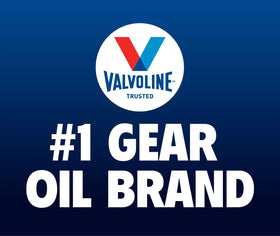Valvoline quart being poured into differential showing clean pour and control