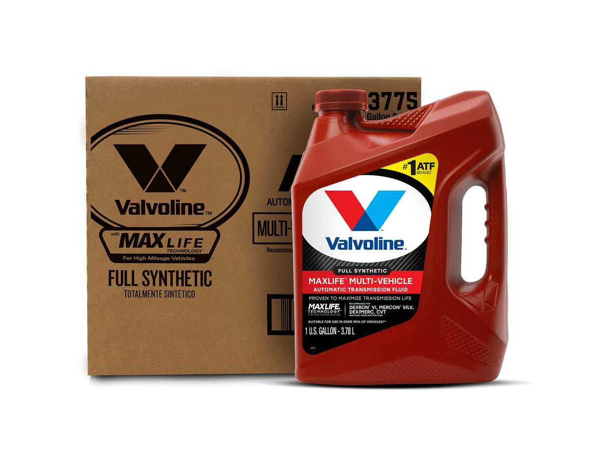 Valvoline ATF case front packaging showing brand and product benefits
