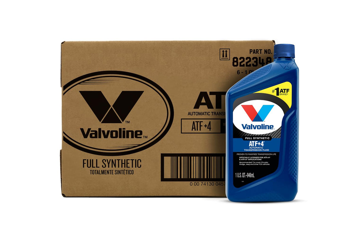 Valvoline ATF +4 front packaging showing product branding and benefits
