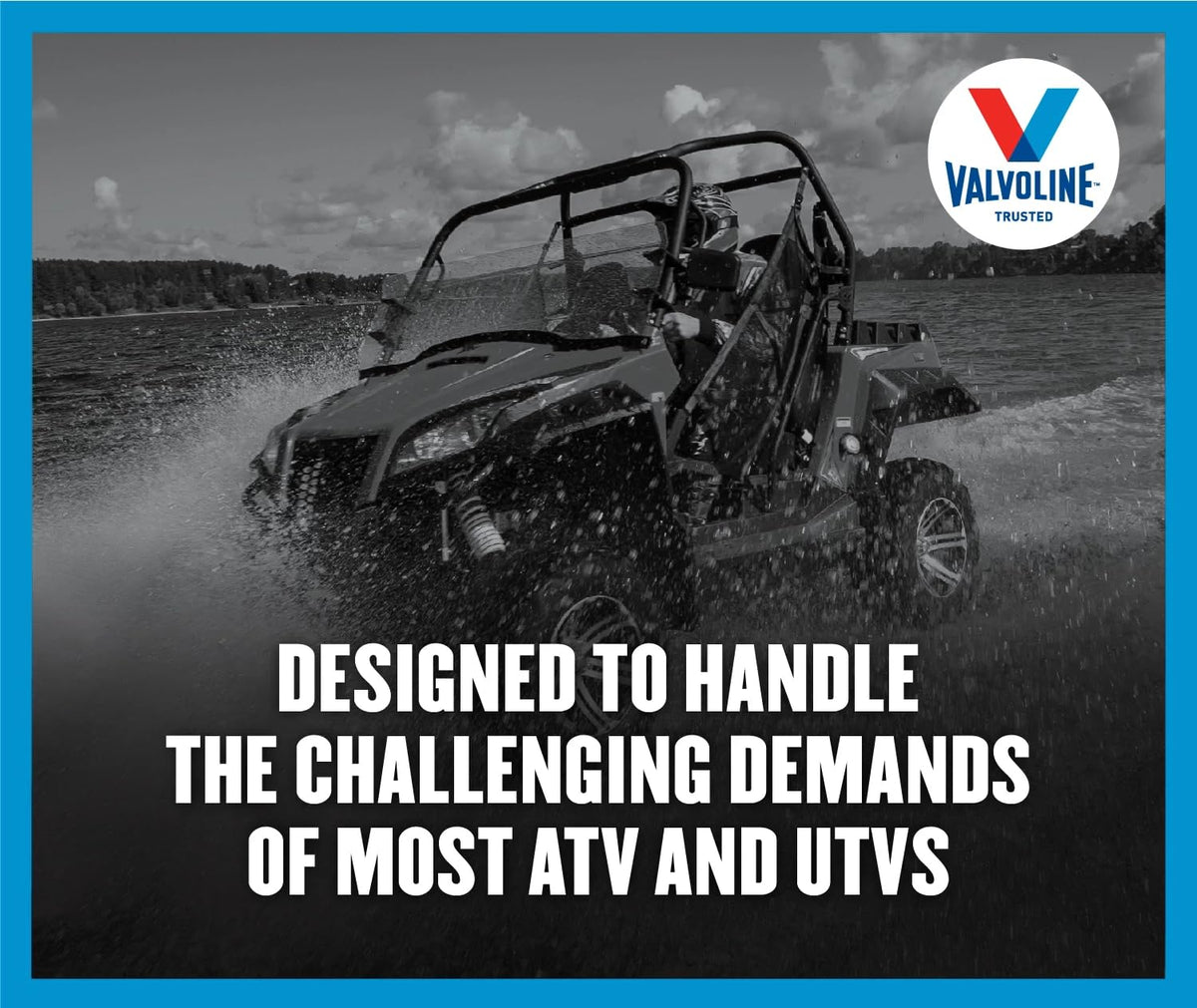 Case of six Valvoline quarts packaged for fleet or workshop stocking