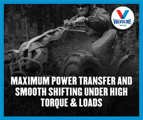 Valvoline quart on an ATV trail ride scene showing reliable off-road performance