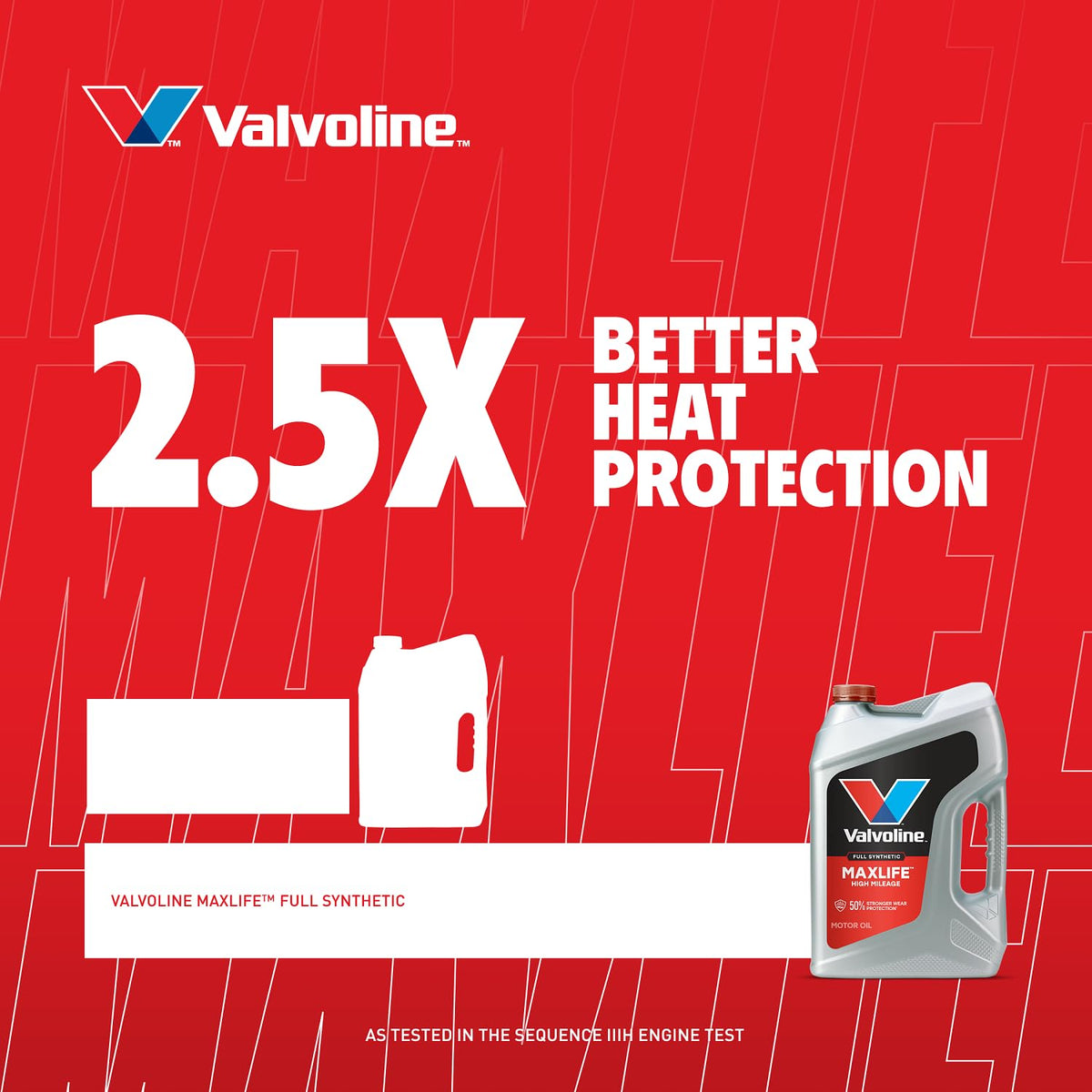 Valvoline case of six 1-quart bottles ideal for multiple services