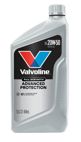 Case of six Valvoline quart bottles boxed for storage and bulk purchase convenience