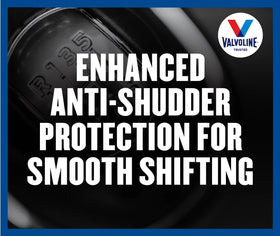 Valvoline bottle near vehicle engine bay illustrating correct in-service use benefit