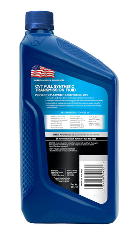 Valvoline being poured into transmission demonstrating smooth application benefit