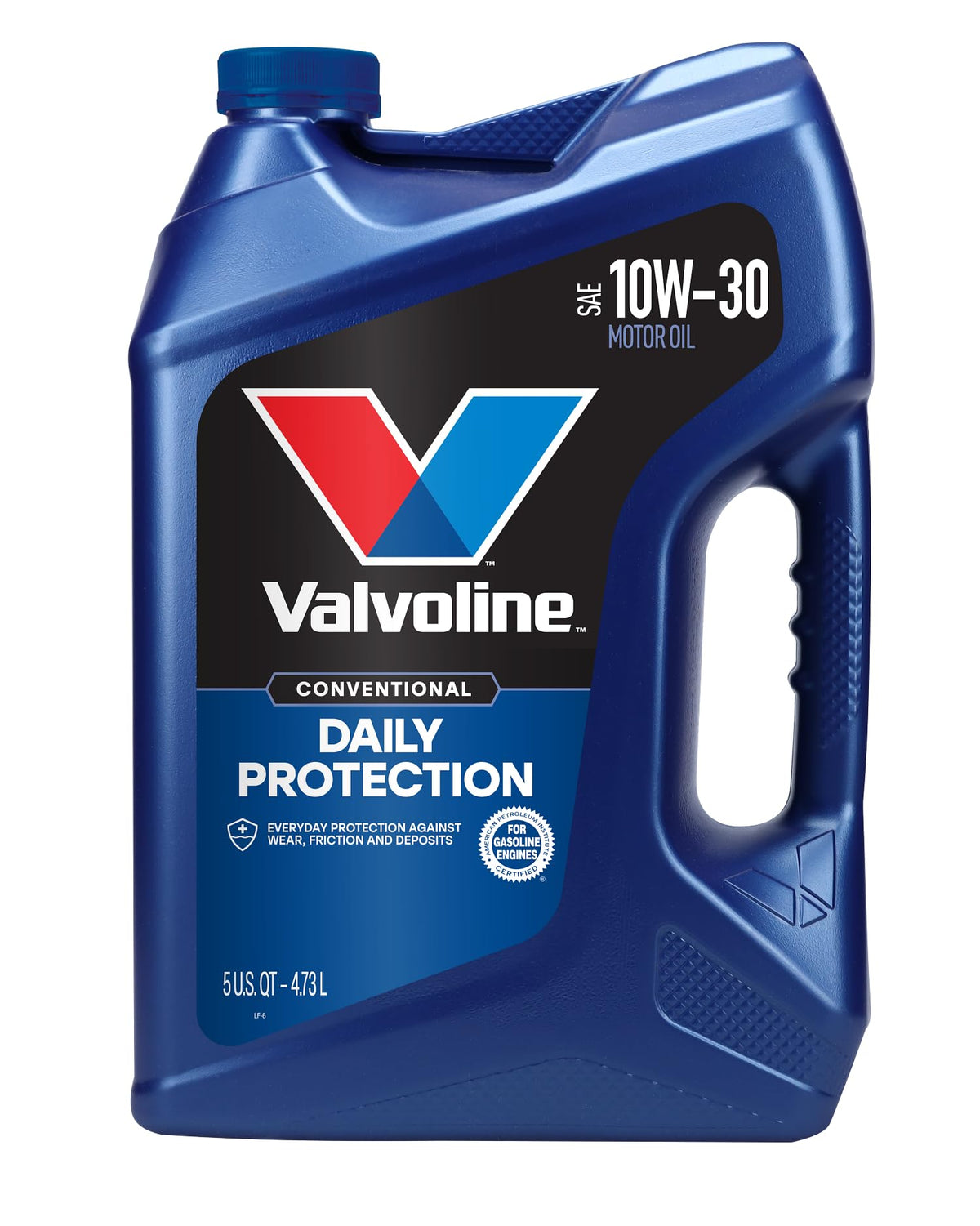 Valvoline front label showing product name and benefits