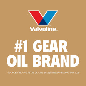 Valvoline pouring 75W-90 into differential showing fast, clean fill