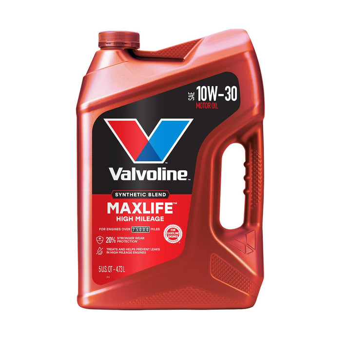 Valvoline bottle front label showing product name and benefits for confident choice