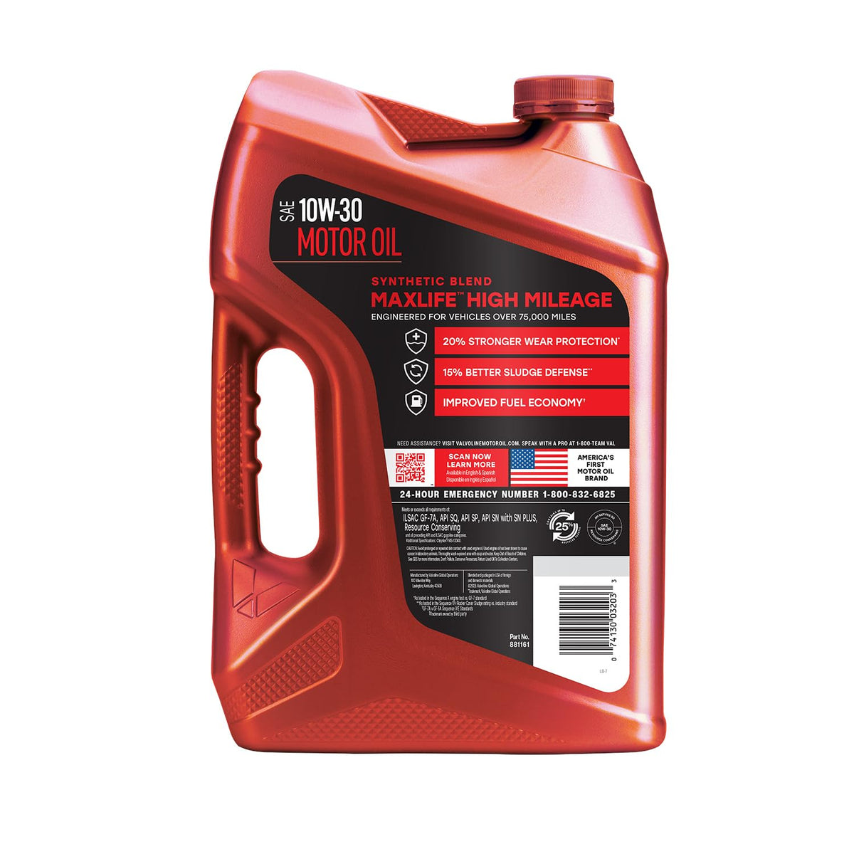 Close-up of Valvoline oil being poured showing smooth flow and controlled application
