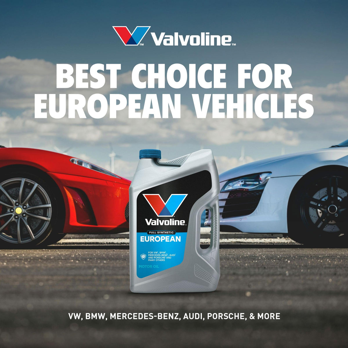 Valvoline being poured into engine bay illustrating proper protection in use