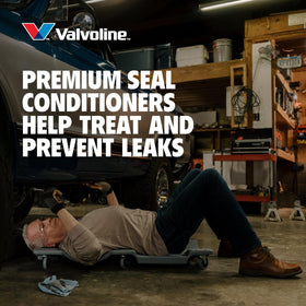 Valvoline in a garage setting showing product use and convenience
