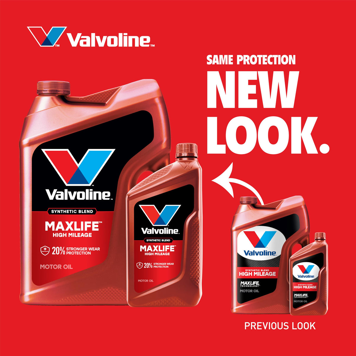 Valvoline MaxLife bottle cap and seal detail ensuring freshness and leak protection