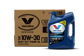 Valvoline bottle front label showing product and benefits