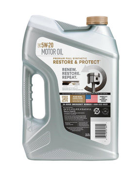 Valvoline bottle back label displaying specifications and approved standards