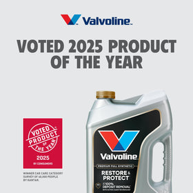 Close-up of Valvoline full synthetic oil texture highlighting smooth viscosity