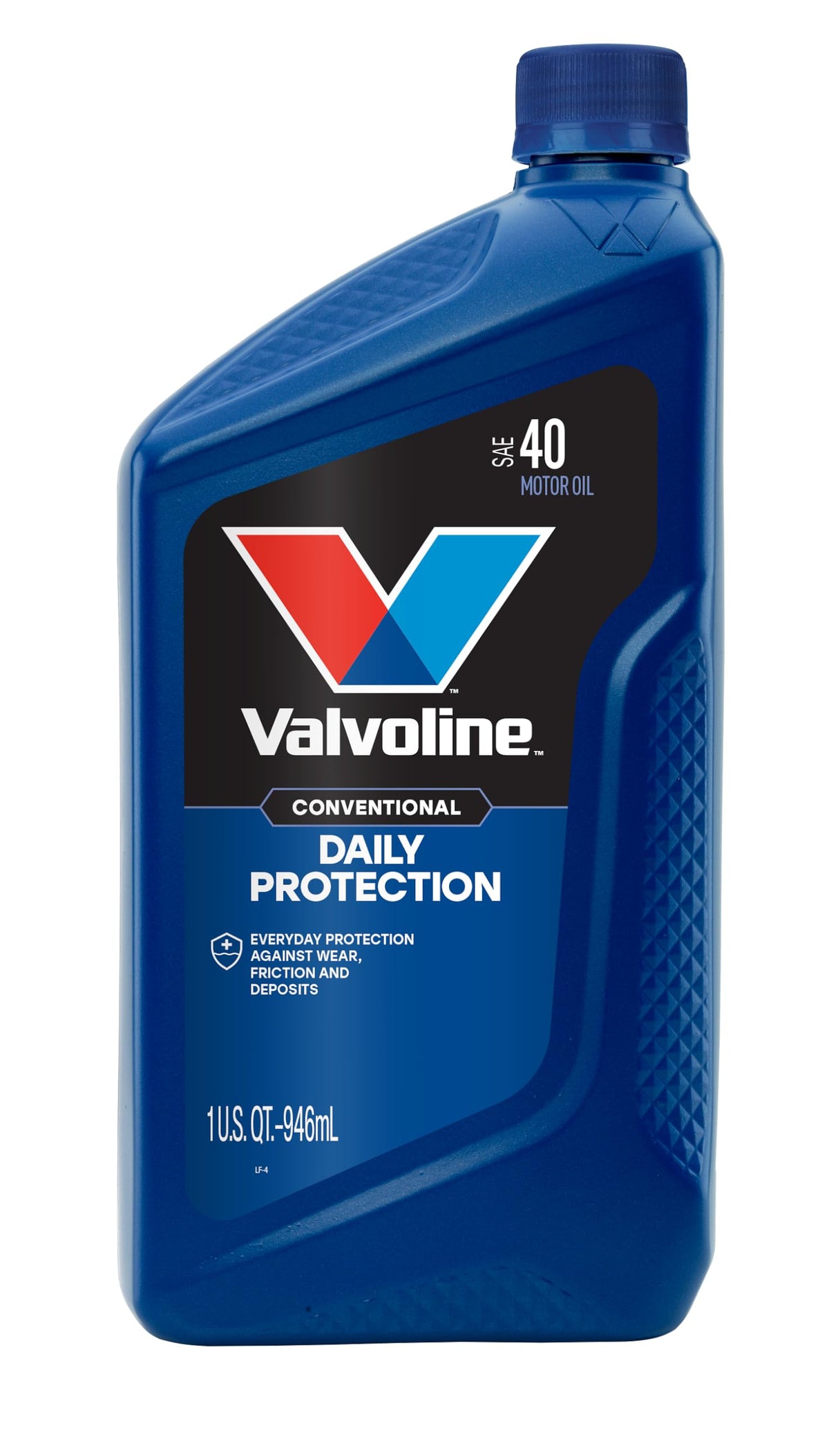 Valvoline side label close-up highlighting specs and usage benefits