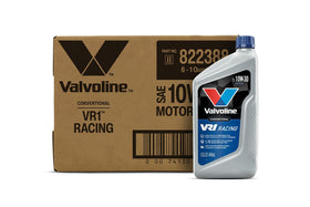 Valvoline VR1 front packaging showing bottle and racing branding for quick identification
