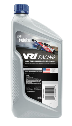 Valvoline VR1 being poured into an engine oil fill, showing clean delivery benefit