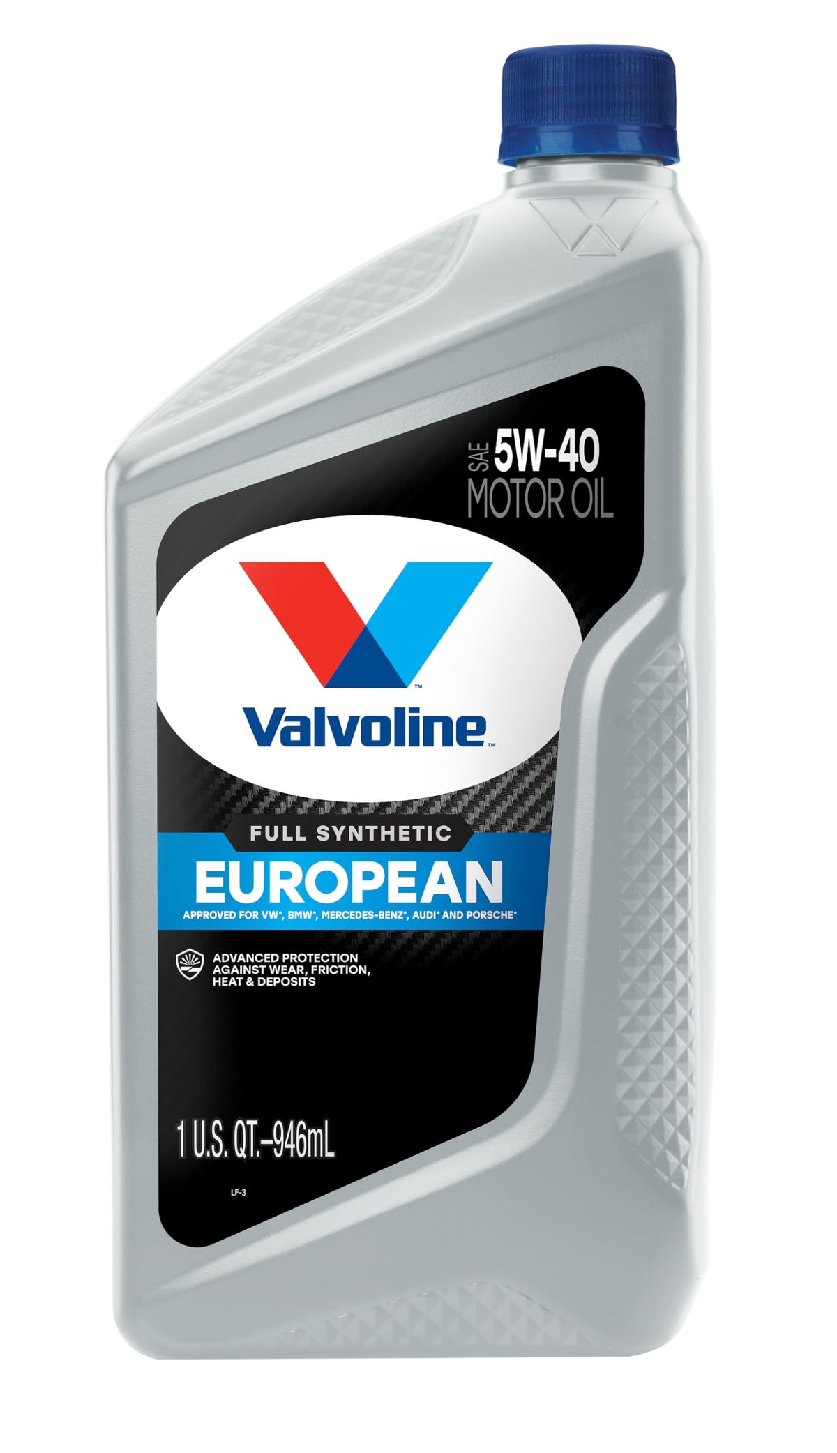 Valvoline back label with VV966 approvals and specifications benefit