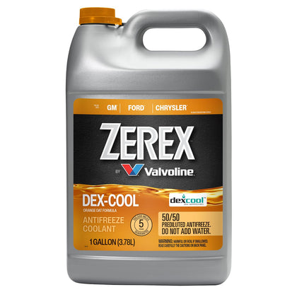 Valvoline Zerex front label showing product name and ready-to-use benefit