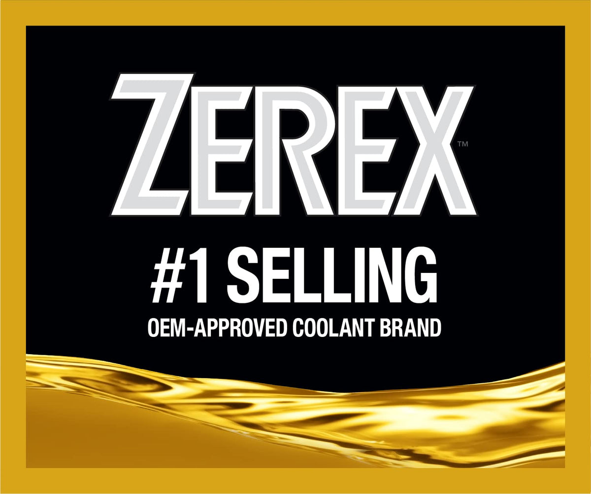 Valvoline Zerex G05 yellow concentrate close-up showing clarity and texture