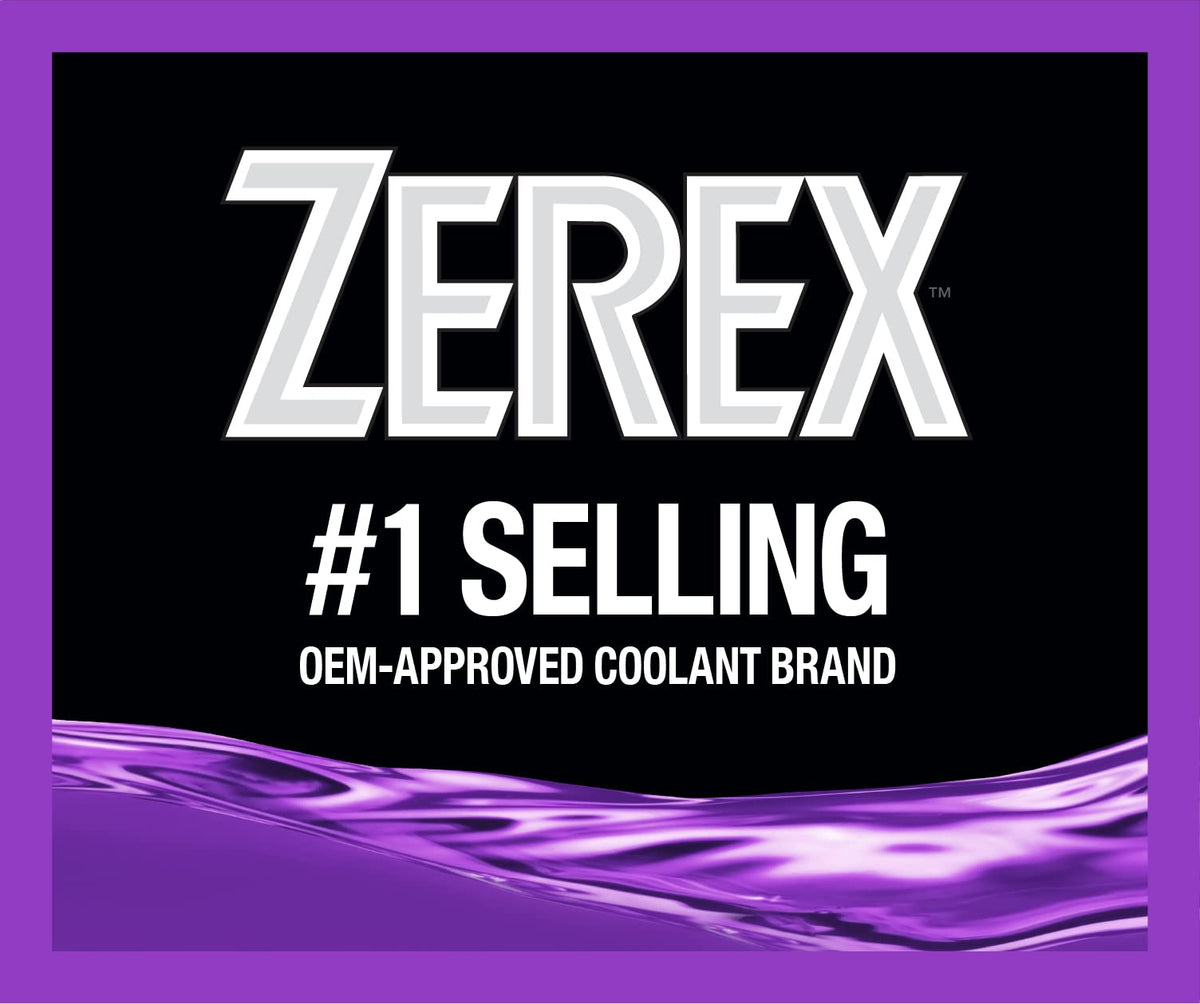 Valvoline Zerex G30 violet coolant swirl demonstrating corrosion protection