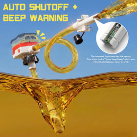 VALYHOOD pumping fuel into a car tank demonstrating fast 5 GPM transfer