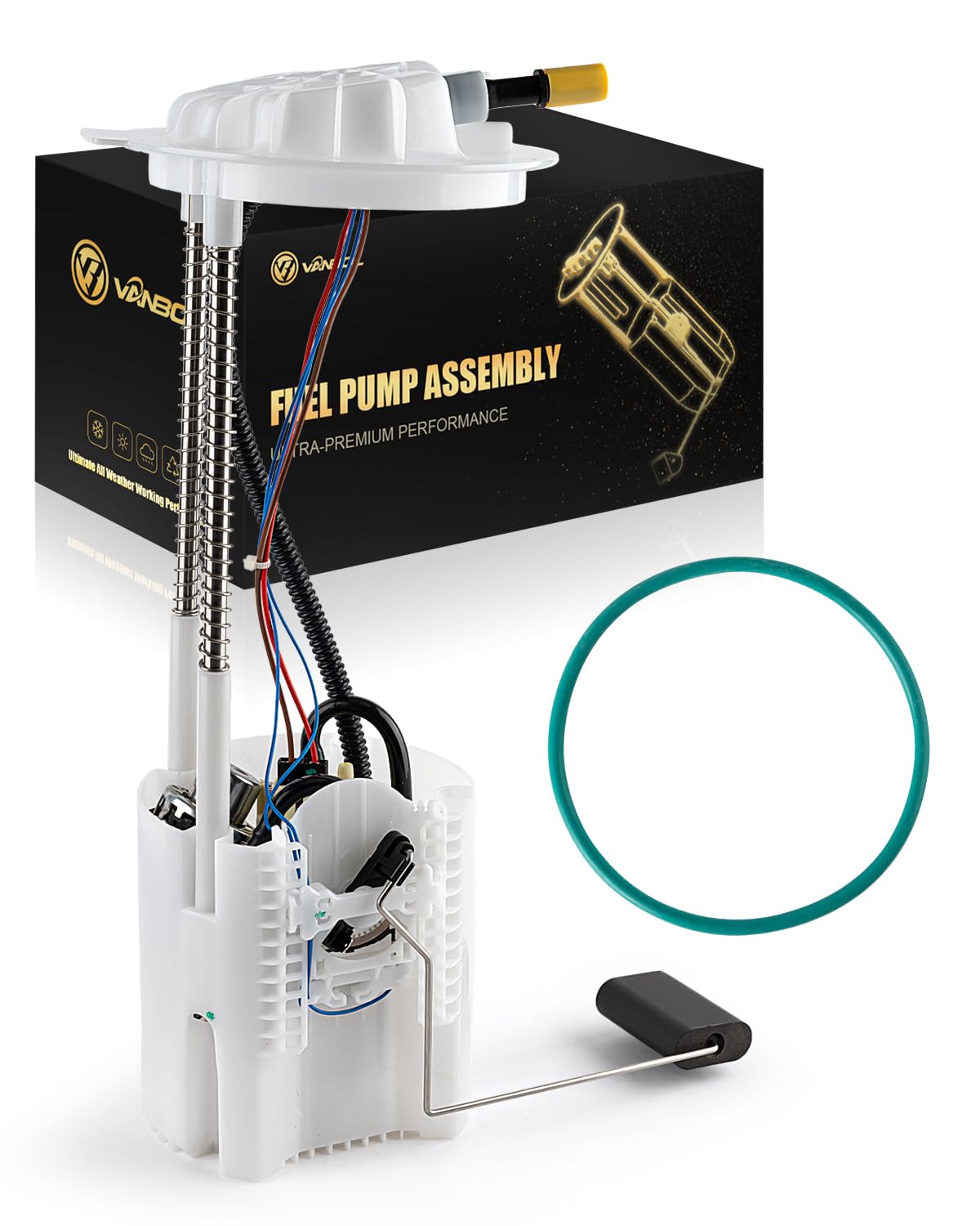 VANBOL front view module assembly showing full pump package and direct-fit benefit
