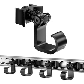vandrabase front-facing four-pack hooks showing compact setup and fast mounting benefit