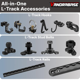 vandrabase hooks organizing garage gear showing space-saving and tidy storage benefit