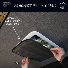VanEssential closeup of insulation layer showing reflective foil benefit