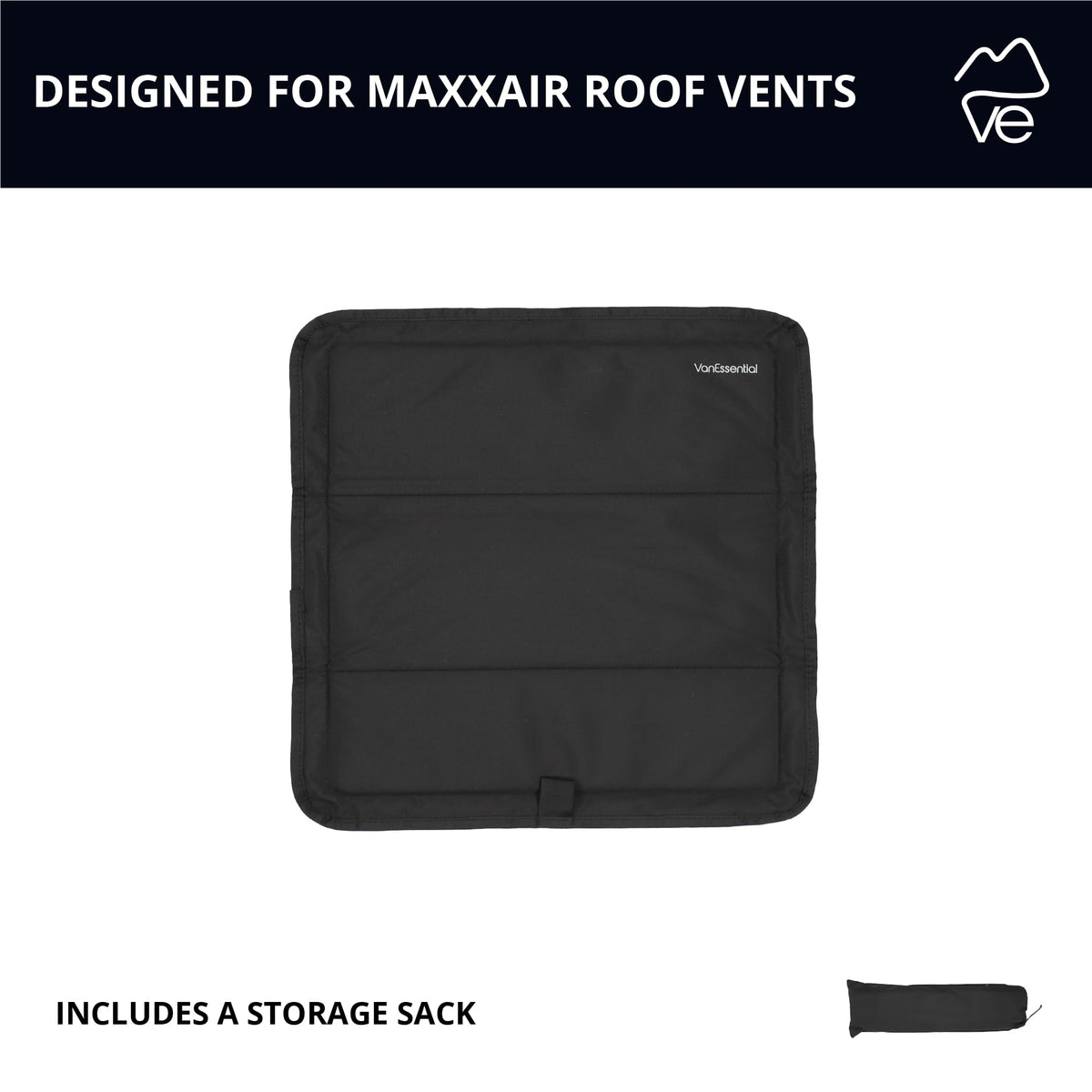 VanEssential in van interior at night providing complete darkness
