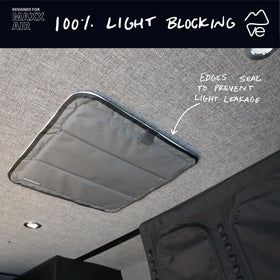 VanEssential soft edge seal detail reducing light leaks and drafts benefit
