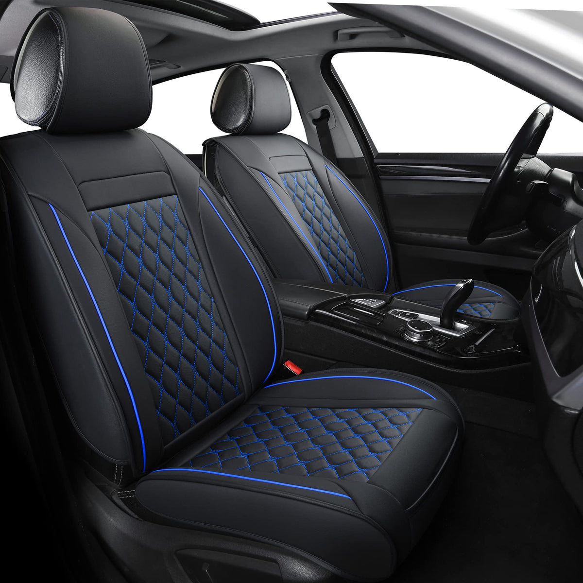 Vankerful front seat full set showing complete fit and refreshed interior